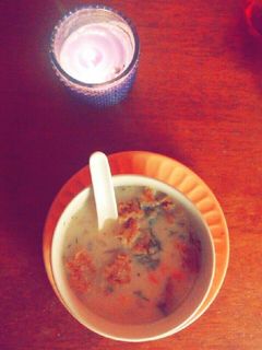 صورة لوصفة شوربة كريمة الدجاج رهيبة