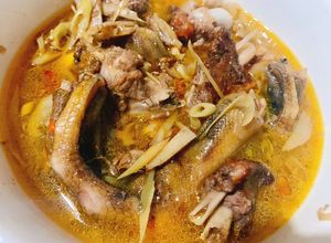 Hình của món Ngan giả cầy.