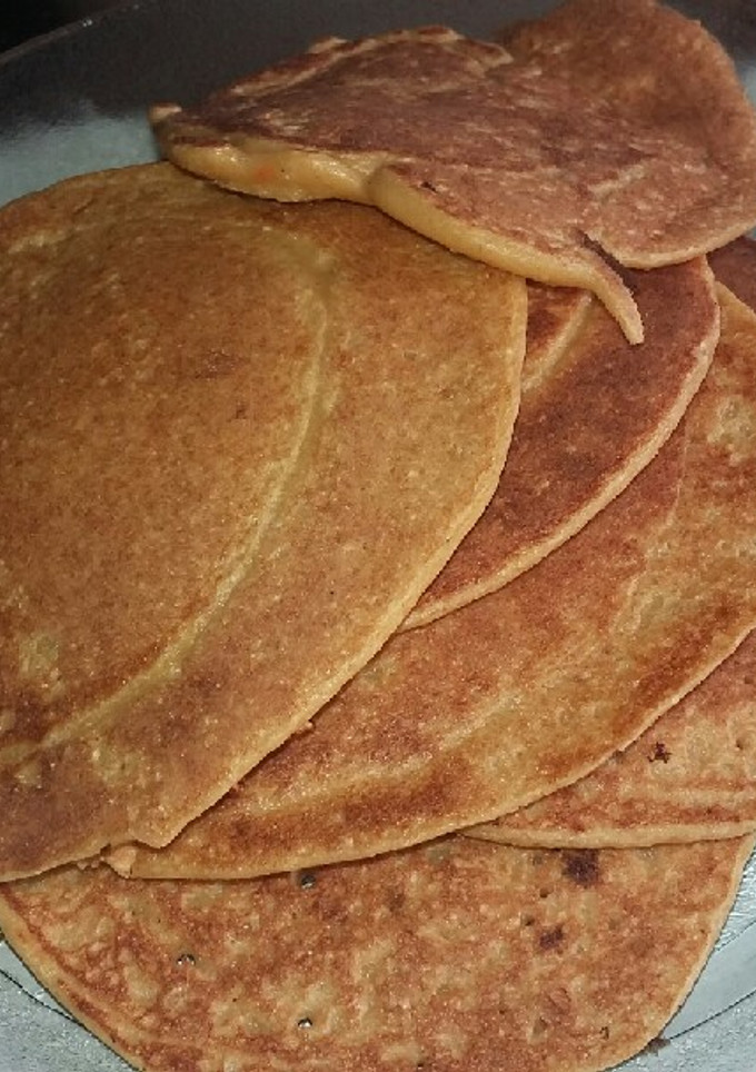 Una foto de Hot cakes con avena y zanahoria, sin harina