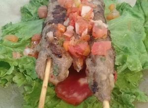 Una foto de Mi versión de Kebab saludable!!