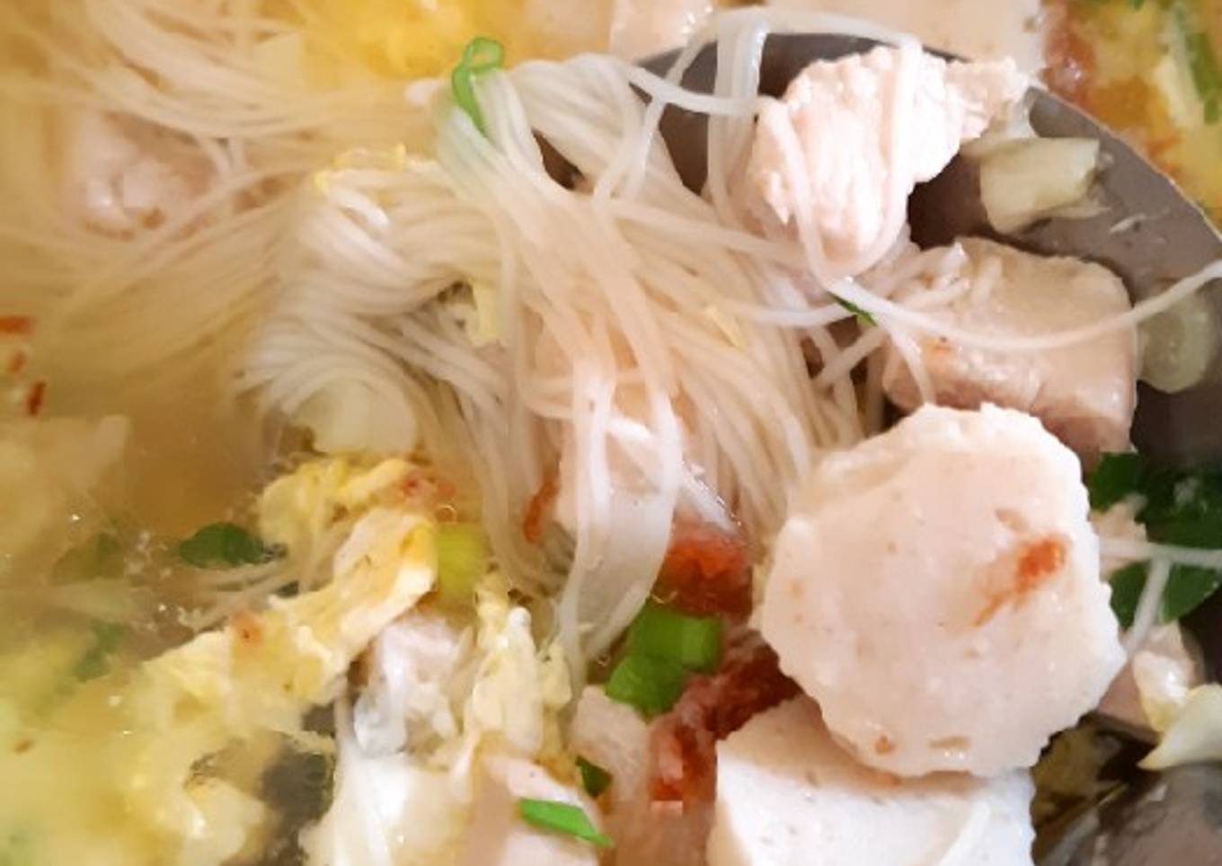 Sup Misoa Ayam dan Bakso