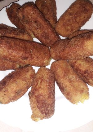 صورة لوصفة أرز أصابع مقلي