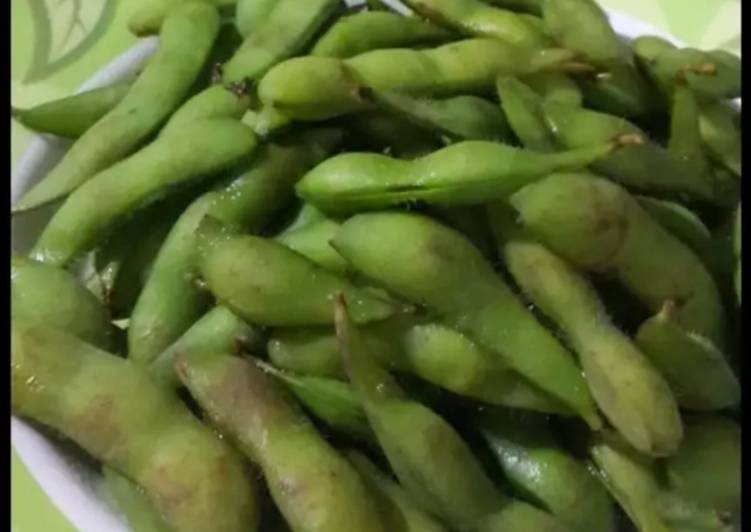 Resep: saat makan malamEdamame rebus