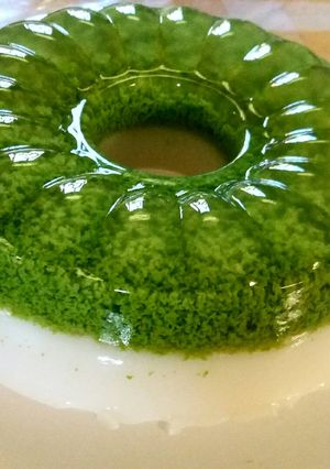 Foto resep 2. Puding lumut lapis susu