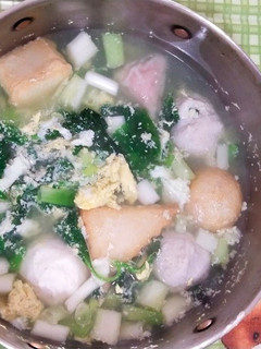 黑甜仔菜什錦湯 的食譜成品照片