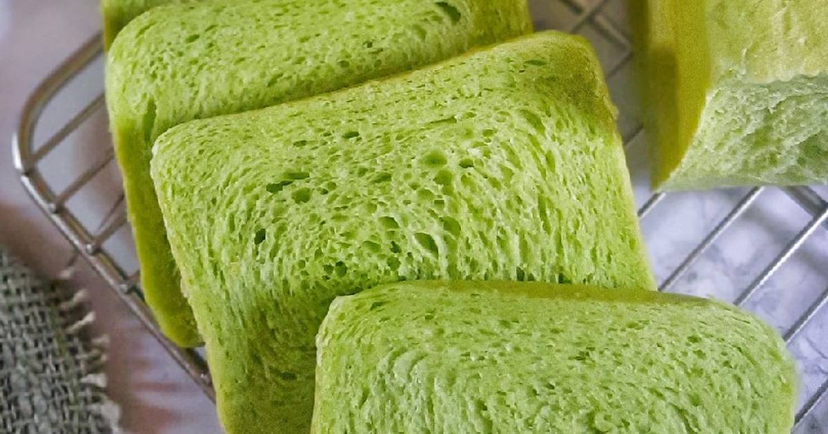 Resep Roti Tawar Pandan Kukus Oleh 👩‍🍳 Mama Akmal - Cookpad