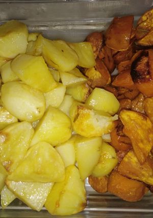 Una foto de Papa y batata al Romero