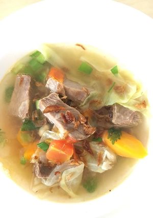 Foto resep Sup Daging simple