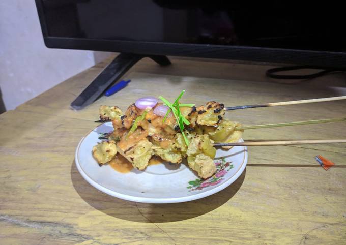 Cara Buat Sate tahu khas ponorogo Farah Quinn