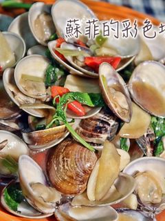 塔香蠔油炒蛤蜊 的食譜成品照片