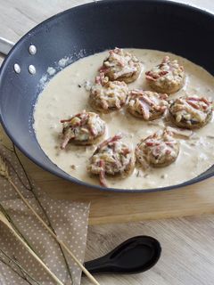 Una foto de Champiñones rellenos