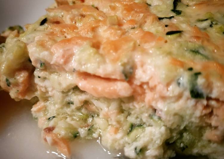 Recette De Flan courgettes saumon