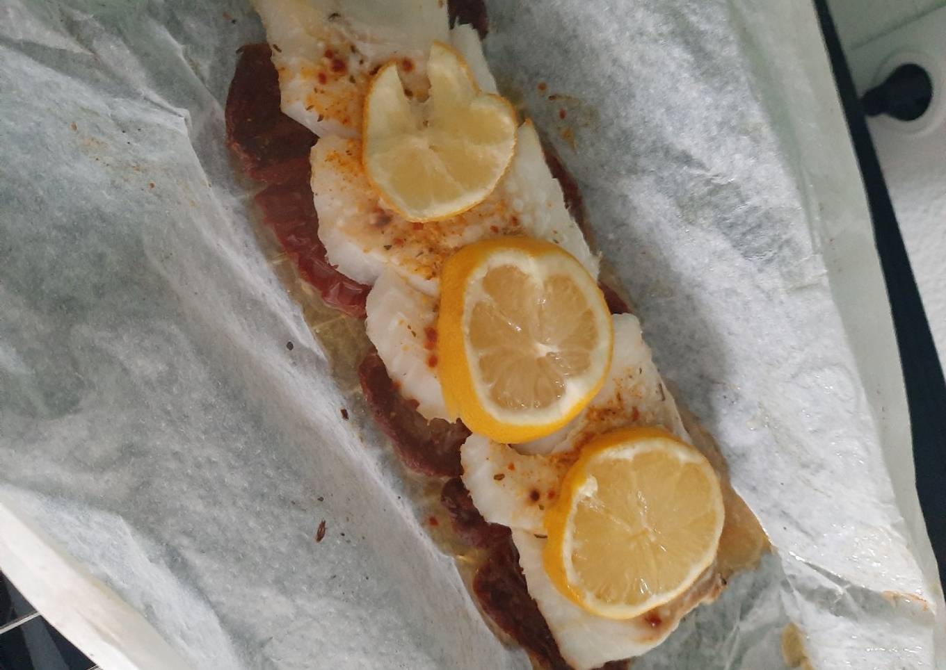 Cabillaud en papillote