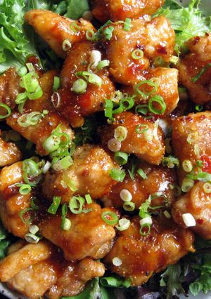 A picture of Sweet & Sour & Spicy Chicken.