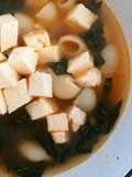 Sopa de coditos y espinacas