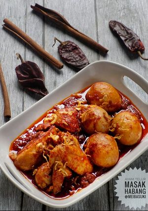 Foto resep Ayam & Telur Masak Habang (otentik khas Banjarmasin)