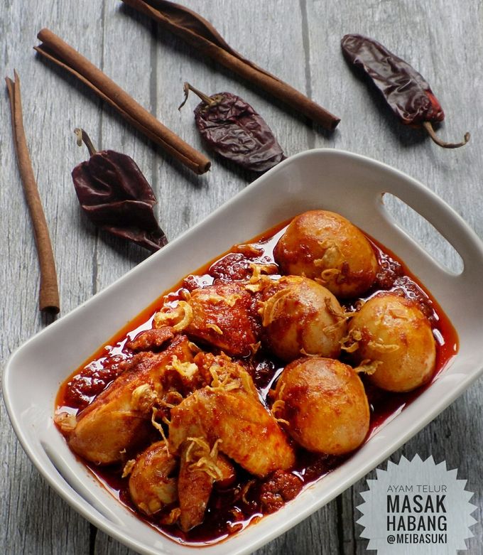 Foto resep Ayam & Telur Masak Habang (otentik khas Banjarmasin)