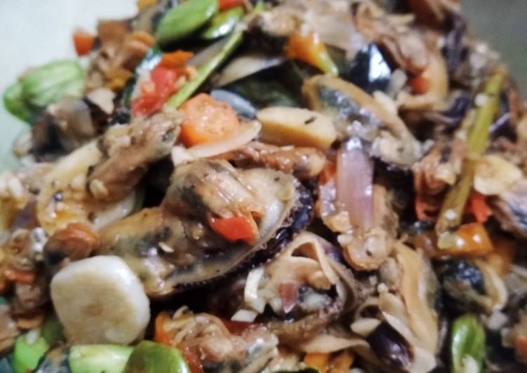 Resep: #tumis kerang petai Wajib Dicoba