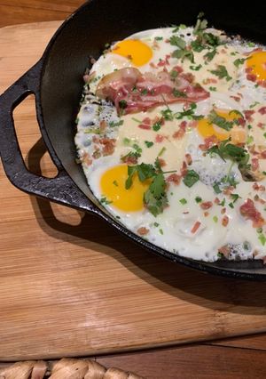 Una foto de Huevos estrellados ✔️