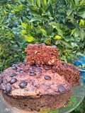 Torta integral de chocolate y zapallito zucchini 🍫
