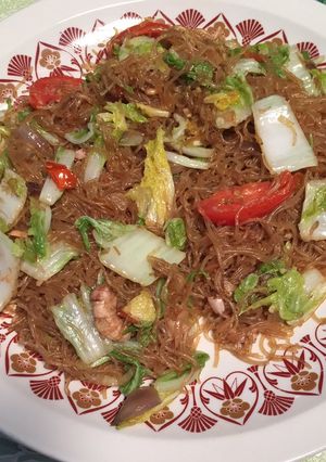 Foto resep Bihun goreng sawi putih