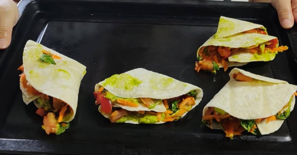 Tacos vegetarianos Receta de Cocinaconamor Cookpad