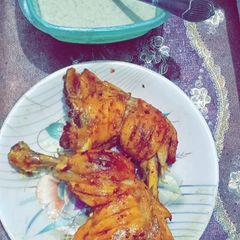 A picture of Steam chicken leg piece.