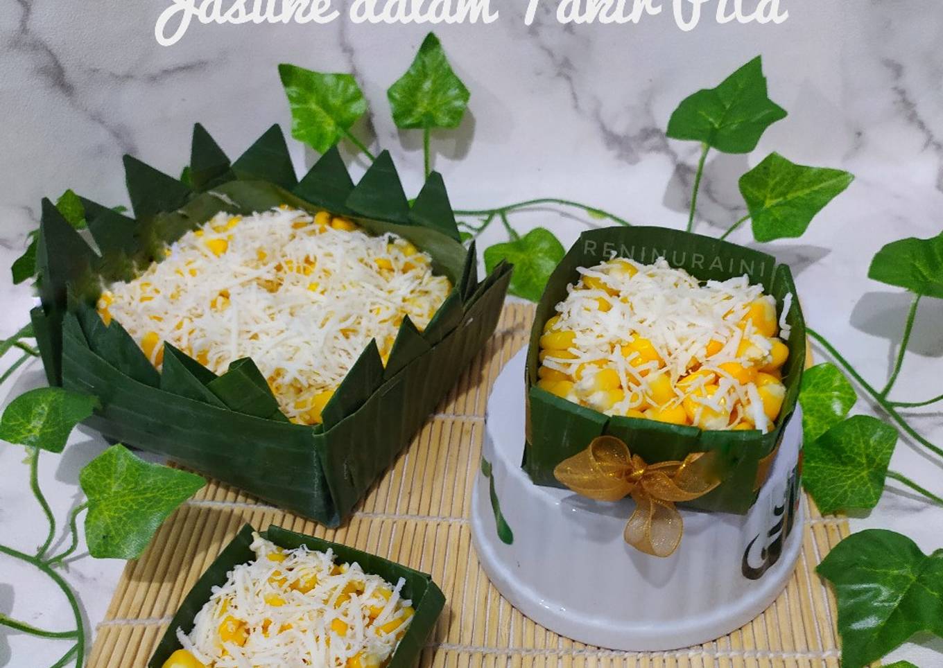Jasuke (Jagung Susu Keju) dalam Takir Pita