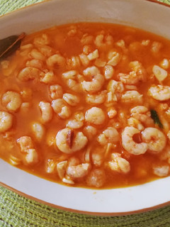 Una foto de Gambas al ajillo y pimentón 🦐🌶️