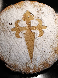 Una foto de Tarta Santiago versión keto
