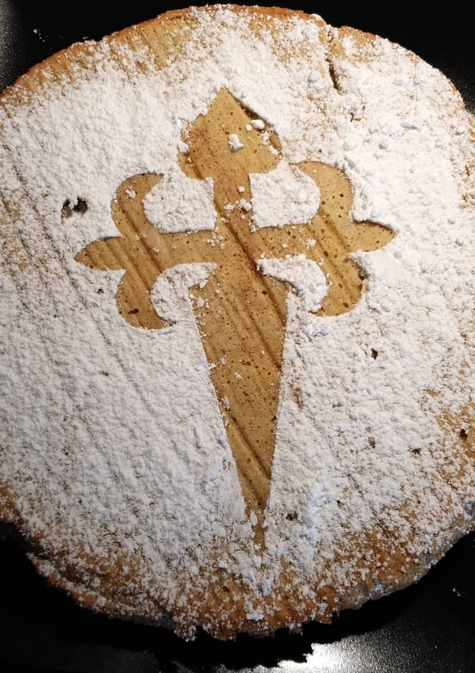 Una foto de Tarta Santiago versión keto