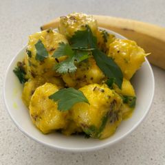 A picture of Nendran Banana Subji.