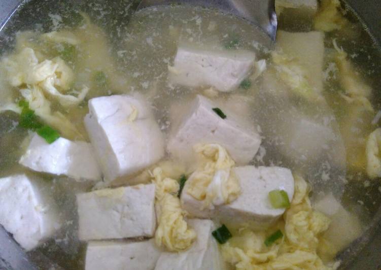 Resep masakan Sup tahu telur | Cara Membuat Sup tahu telur Yang Sempurna