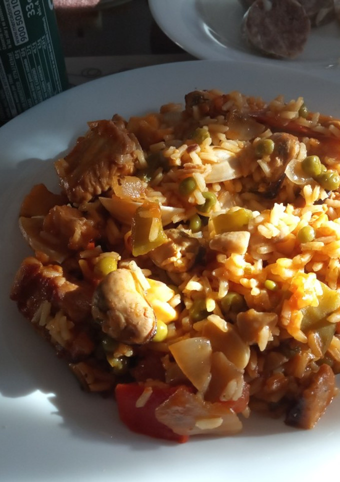 Una foto de Paella mixta