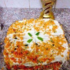 A picture of Chicken sandwich cake.