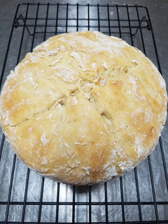 A picture of Irish soda bread.