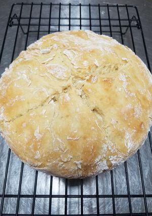 A picture of Irish soda bread.