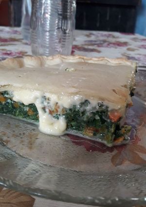 Una foto de Tarta de espinaca