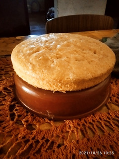 Una foto de Torta de horno de vainilla