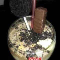 A picture of 🍘🍘❤Oreo coffee milk shake ❤🍘🍘 #KokabandCookpad #RamadanKiTiyari  #CookpadApp.