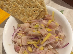 Una foto de Ceviche con Tilapia