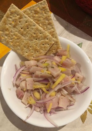 Una foto de Ceviche con Tilapia