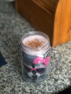 Una foto de Smoothie de arándanos y fresas🍓