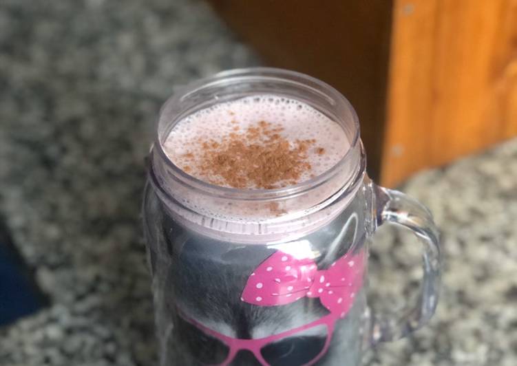 Smoothie de arándanos y fresas🍓