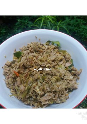 Foto resep 50. Tongkol suwir sambal ijo