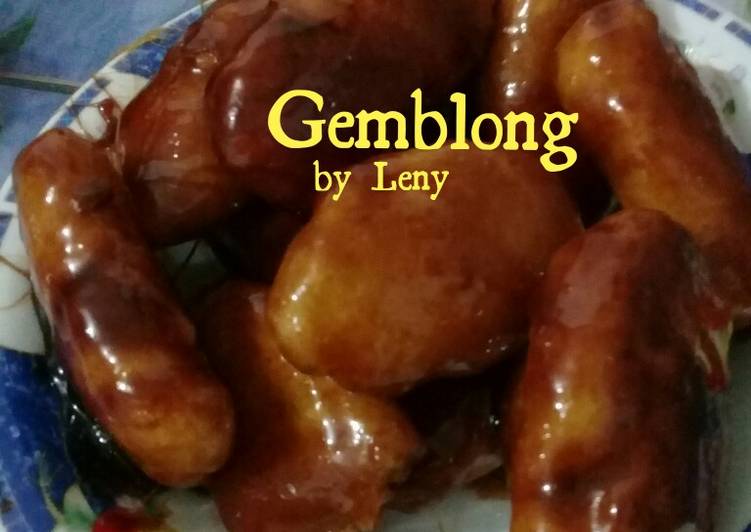 resep cara bikin Gemblong