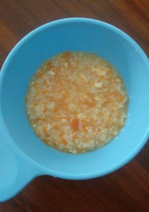 Foto resep Tim nasi wortel(mpasi)