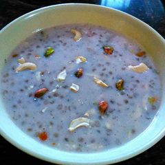 A picture of Sabudana kheer.