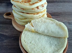 Foto resep Bazlama / Roti Pita Turki