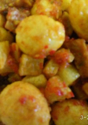 Foto resep Sambal Goreng kentang"PUYUH"